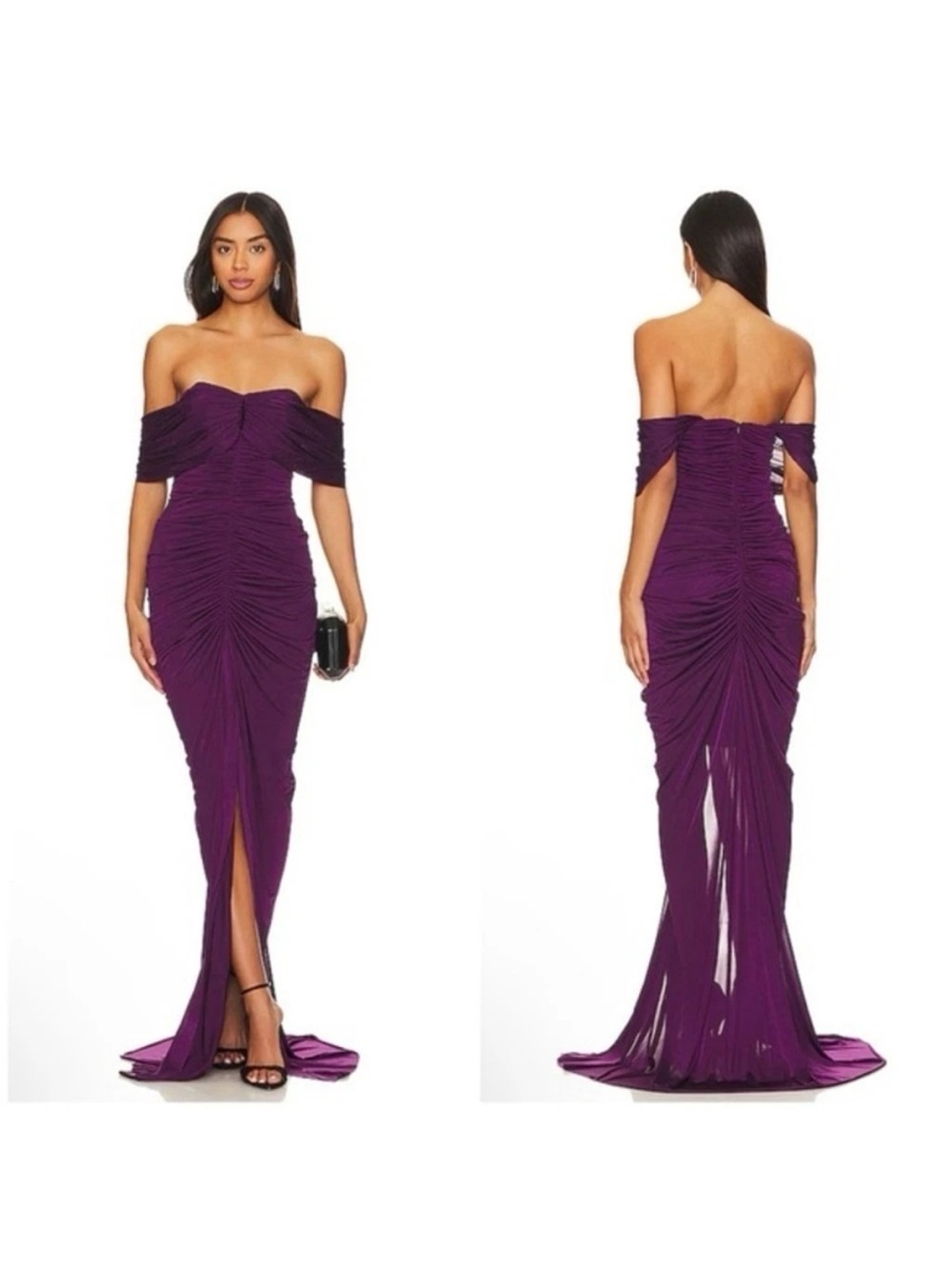 Yaura Tiara Dress in Grape Purple US 6